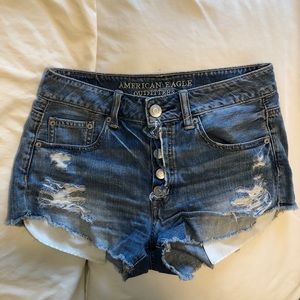 high rise festival jean shorts
